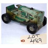 Marx Tin Lithograph Wind Up Green #5 Cat Dozer