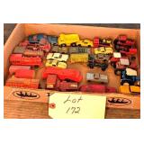 (28) Small Die Cast Cars, Trucks & Tractors