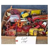 Flat of Metal Toy Parts & Peices