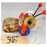 Fisher-Price Queen Buzzy Bee Pull Toy # 444