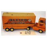 Tonka Allied Van Lines Truck with Trailer