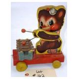 Fisher-Price Teddy Zilo Pull Toy #752