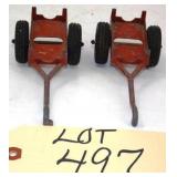 2 Die CastUtility Pole Trailers