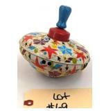 Colorful Star-Patterned Spinning Top