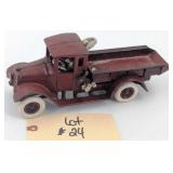 Reproduction Cast Iron Ford Dump Truck with Driver