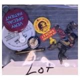 Bags of misc. Tokes & Tin Pins