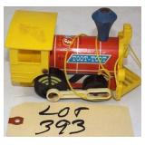 1964 Fisher-Price Toot Toot Plastic Toy Train #643