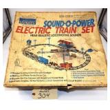 Montgomery Wards Sound-O-Power Electric Train Set