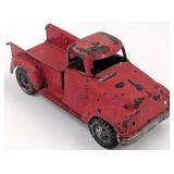 Old Tonka Red Metal Toy Pickup Truck