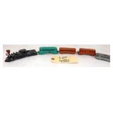 Midgetoy Die-Cast Train with Passenger Cars Set