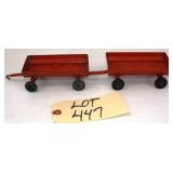 (2) Ertl Pressed Steel Farm Wagons.