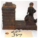"Artillery Bank"Cast Iron Mechanical Bank