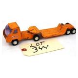 Buddy L Pressed Steel Truck & Lowboy Trailer