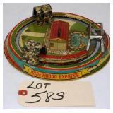 Marx Tin Litho "Honeymoon Express" Wind-Up Toy
