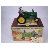 Franklin Mint John Deere Model B Wind-Up Tractor