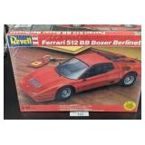 Factory Sealed Revell Ferrari 512 BB Model, Kit 75