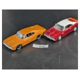 (2) 1/24 scale 1969 Dodge Charger RT Die Cast Cars