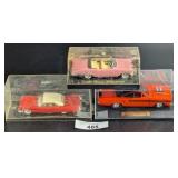 Three Die-Cast Model Cars