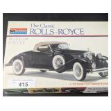 Monogram Rolls-Royce Model Kit, NOT Factory Sealed
