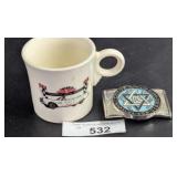 Indianapolis Mug & Dodge Bros. Buckle