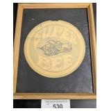 Framed Original OEM Dodge Super Bee Unused Emblem
