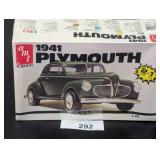 Factory Sealed AMT 1941 Plymouth Kit #6583