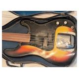 Fender Precision Fretless Electric Bass Guitar wit