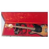 Fender Mustang Bass Guitar in Case