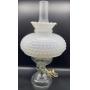 Vintage Milk Glass Hurricane Lamp