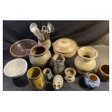 Pottery, stoneware, and utinsels