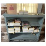Bookshelf and contents