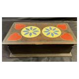 Vintage wooden storage box