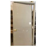 Metal fireproof door and casing