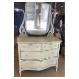 Dresser and mirror