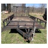 16ï¿½ bumper hitch utility trailer