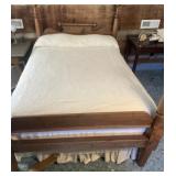 Wooden bed frame