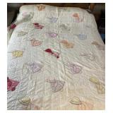Vintage hand sewn quilt