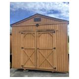 Wooden storage building