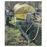 Pull type sprayer and tank