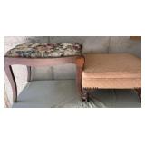 2 small stools