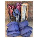 Lot of camping gear