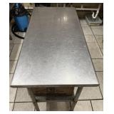 Stainless steel table