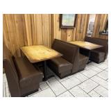 2 sets of booth seating