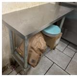 Stainless steel table
