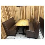 1 set of booth seating