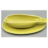 Russel Wright Steubenville Gravy Bowl w/Underplate