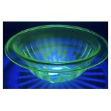 1930s Uranium Glass Bowl