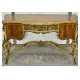 1940s Vanity Dressing Table w/Serpentine Front