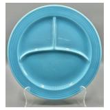 Fiestaware Divided Turquoise Grill Plate