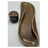 Russel Wright Salt Shaker and Celery/Relish Tray